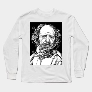 ALFRED,LORD TENNYSON ink portrait Long Sleeve T-Shirt